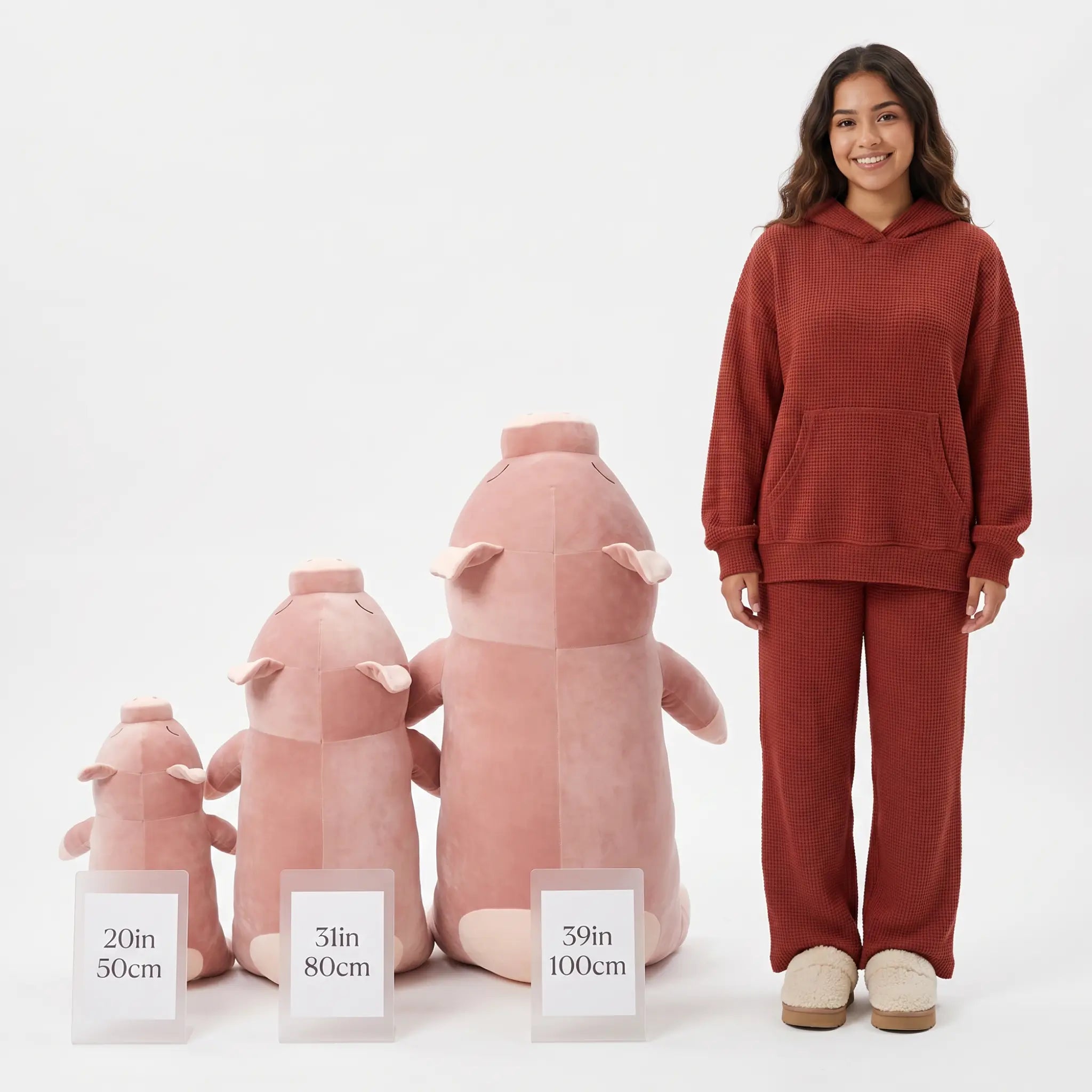 Pudgy Pink Pig Squishy Plush