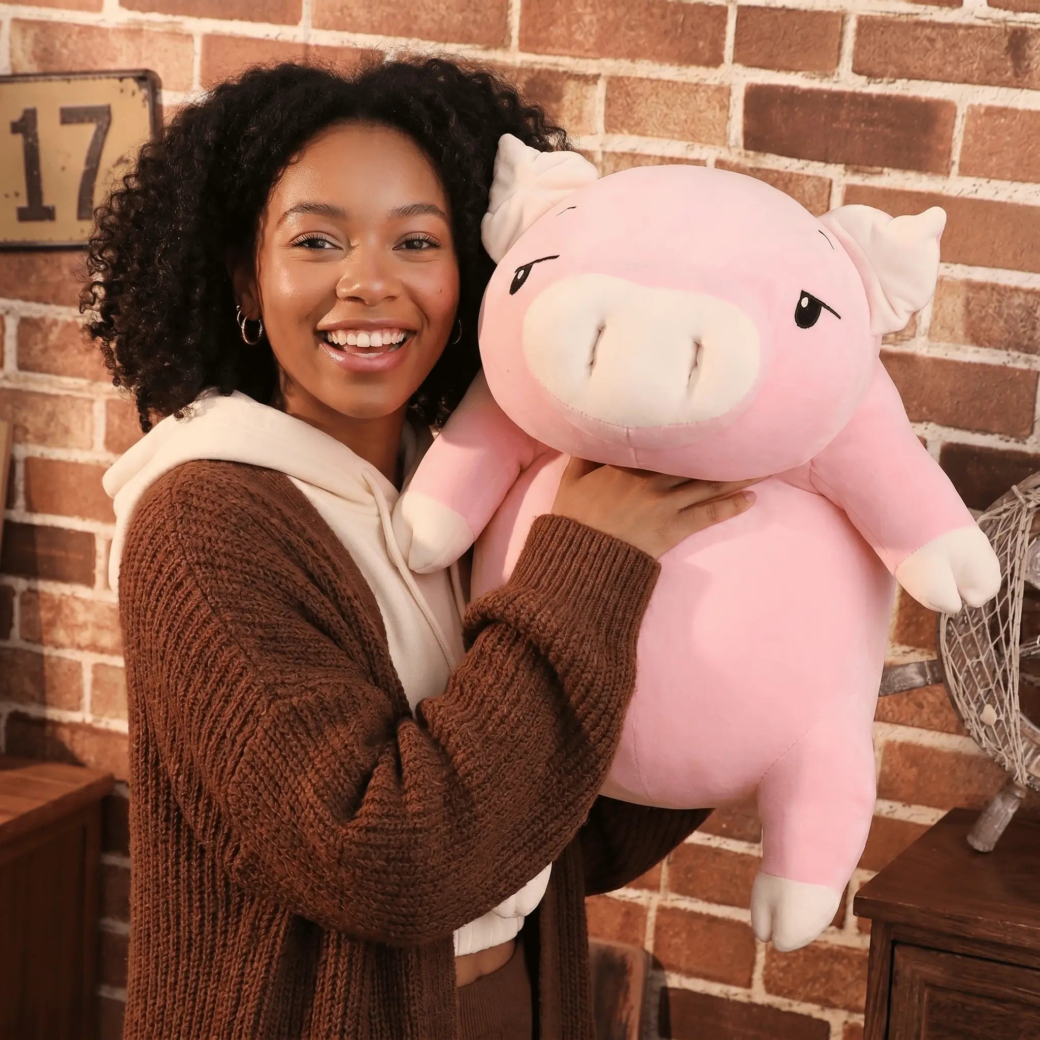 Rosie the Squishy Pink Pig Plush