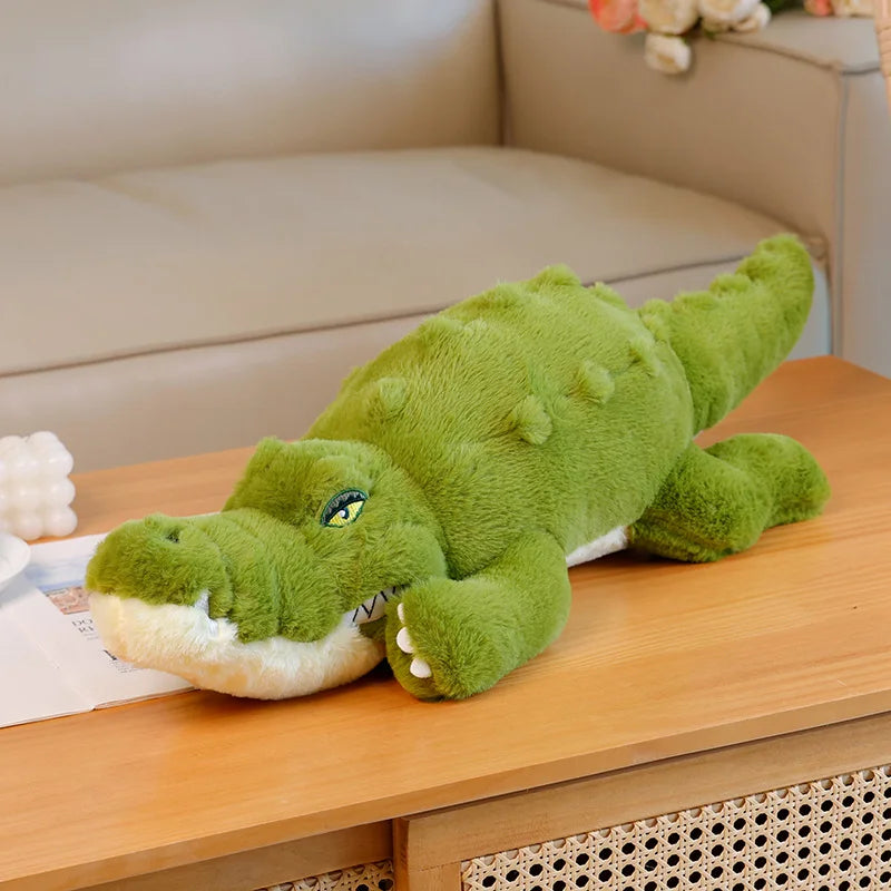 Snappy the Giant Lounging Crocodile Kawaii Plushie
