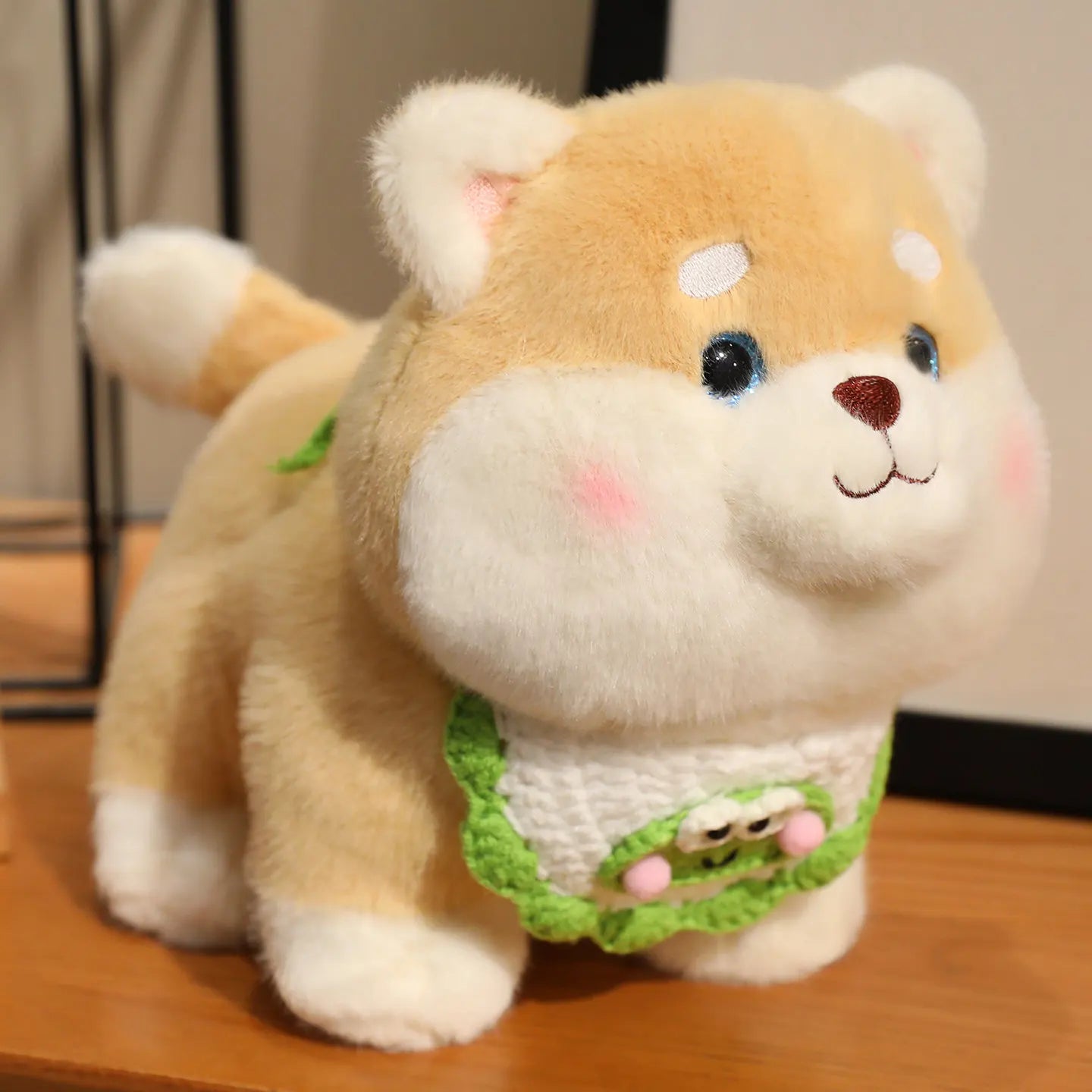 Shiba the Cozy Scarf Kawaii Puppy Snuggle Plushie