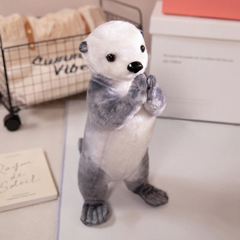 Ottie the Standing Blessing Sea Otter Raccoon Plushie