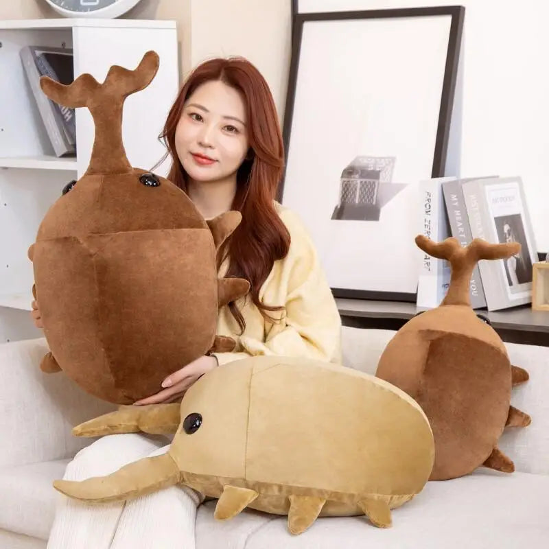 Bumble the Kawaii Beetle Plush Pillow