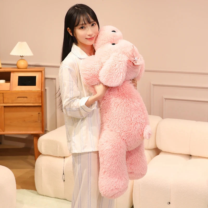Giant Lying Puppy Kawaii Snuggle Plush Pillow