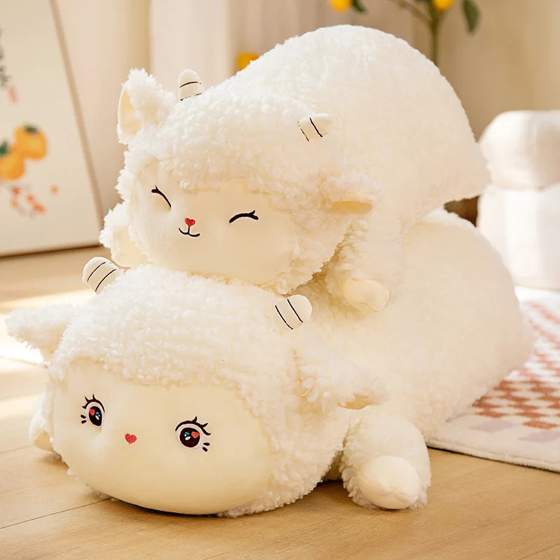 Woolly the Fluffy Kawaii Alpaca Sheep Appease Snuggle Pillow