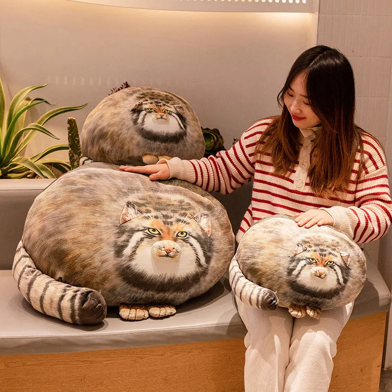 Pallas the Kawaii Pallas Cat Body Snuggle Plush Pillow