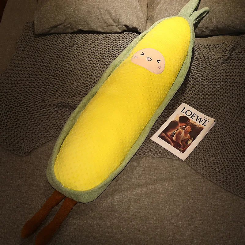 Corny the Soft Long Veggie Sleeping Pillow Plush