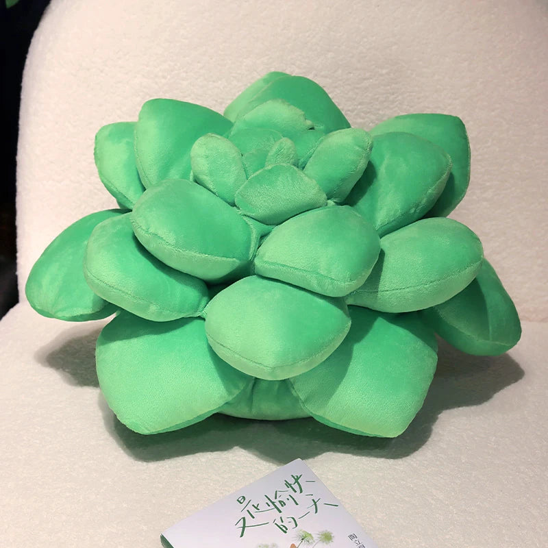 Lifelike Potted Succulent Kawaii Plushie Pillow