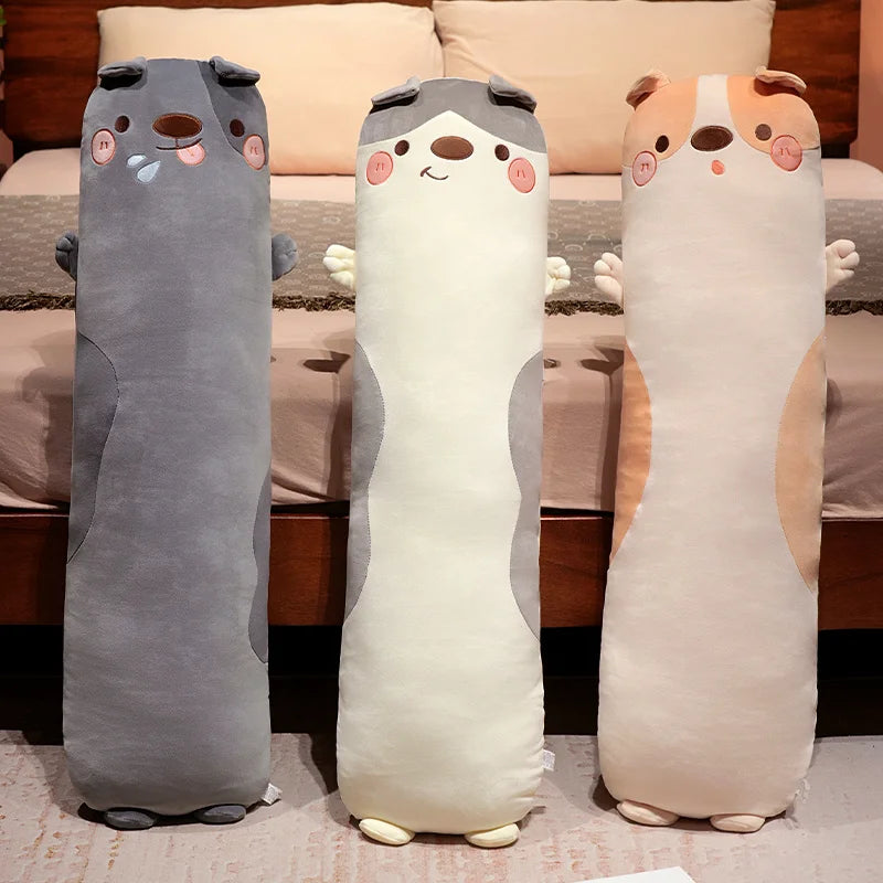 Biscuit the Chonky Long Dog Bolster Leg Pillow