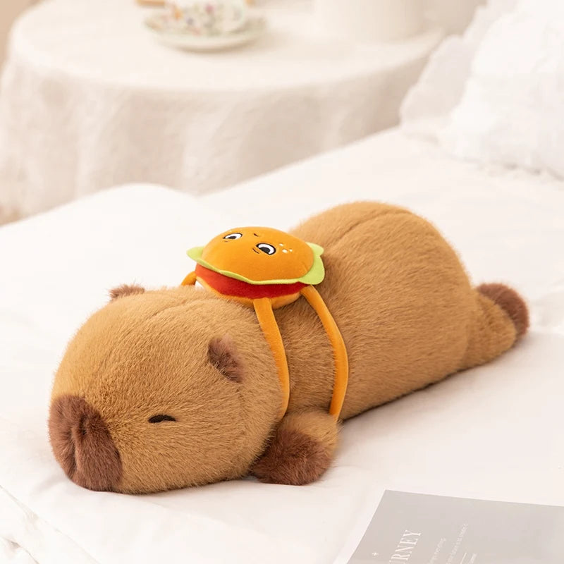 Capy the Hamburger Bread Capybara Plushie