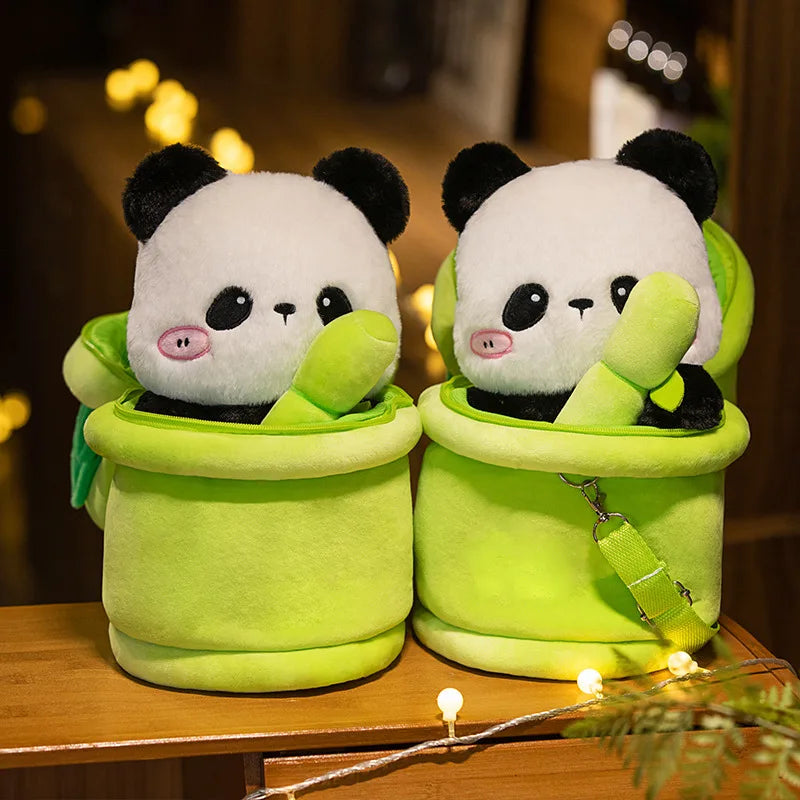 Bamboo the 2-in-1 Kawaii Panda Plushie Pillow