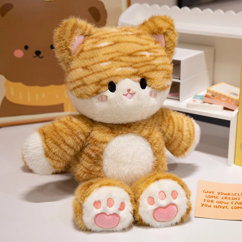 Maple the Cozy Fluffy Red Panda Raccoon Kitten Plushie