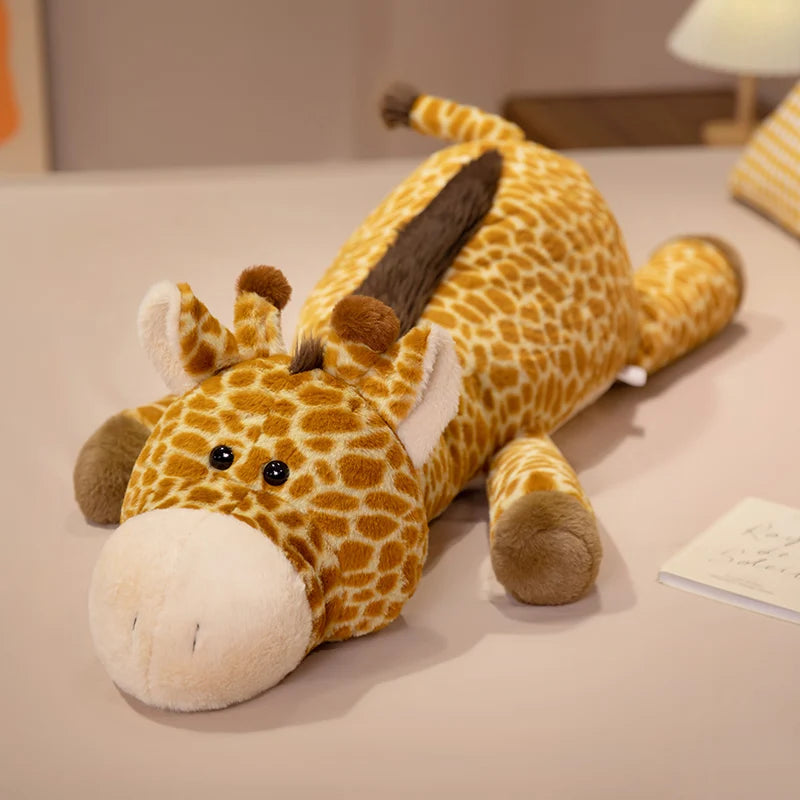 Goldie the Sleepy Giant Giraffe Floor Plush