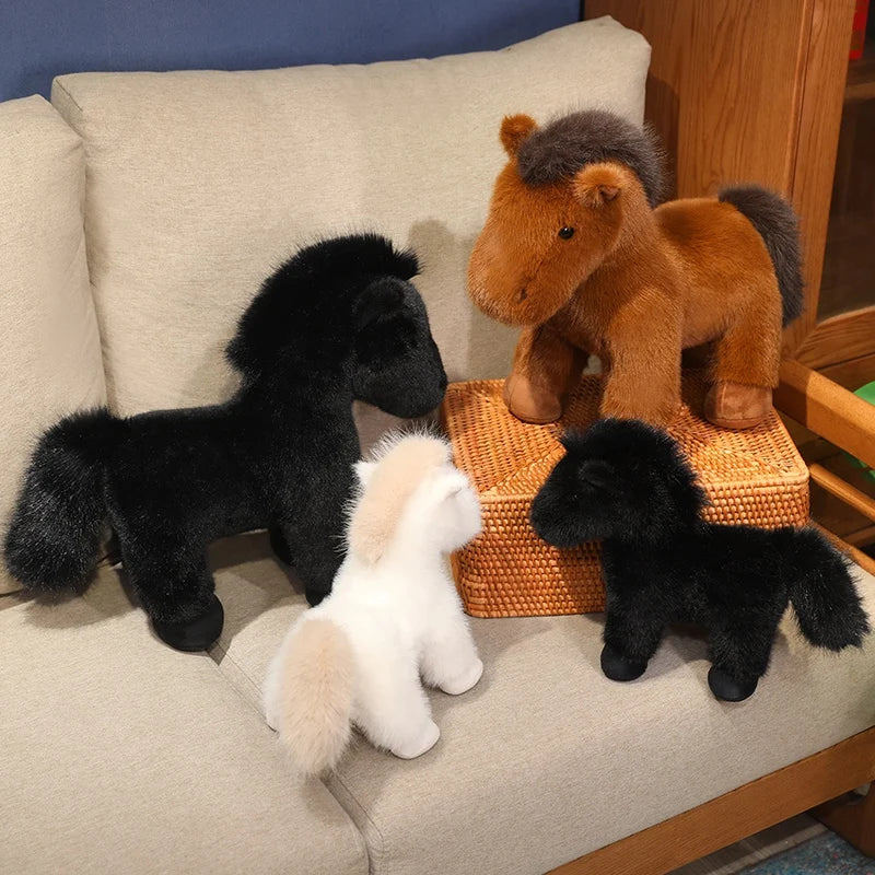 Chestnut the Realistic Lifelike Horse Snuggle Plushie