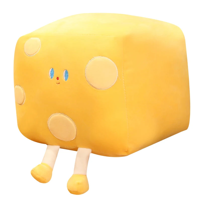 Cheeky Cheese & Butter Kawaii Plushie Pillow