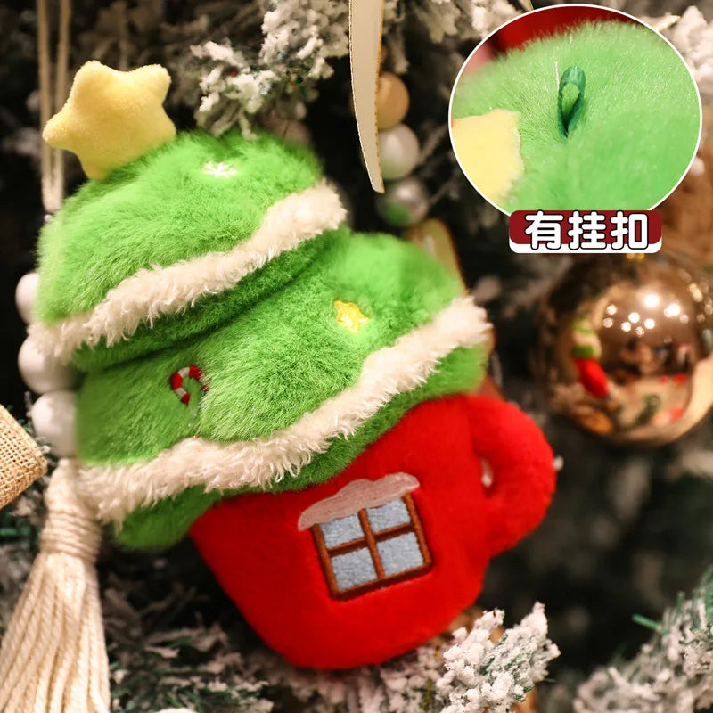 Jolly Christmas Snowman Fruit Gift Box Plushie Set