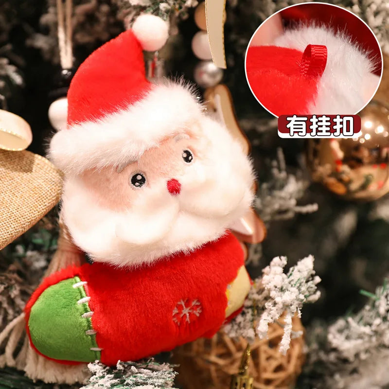 Jolly Christmas Snowman Fruit Gift Box Plushie Set