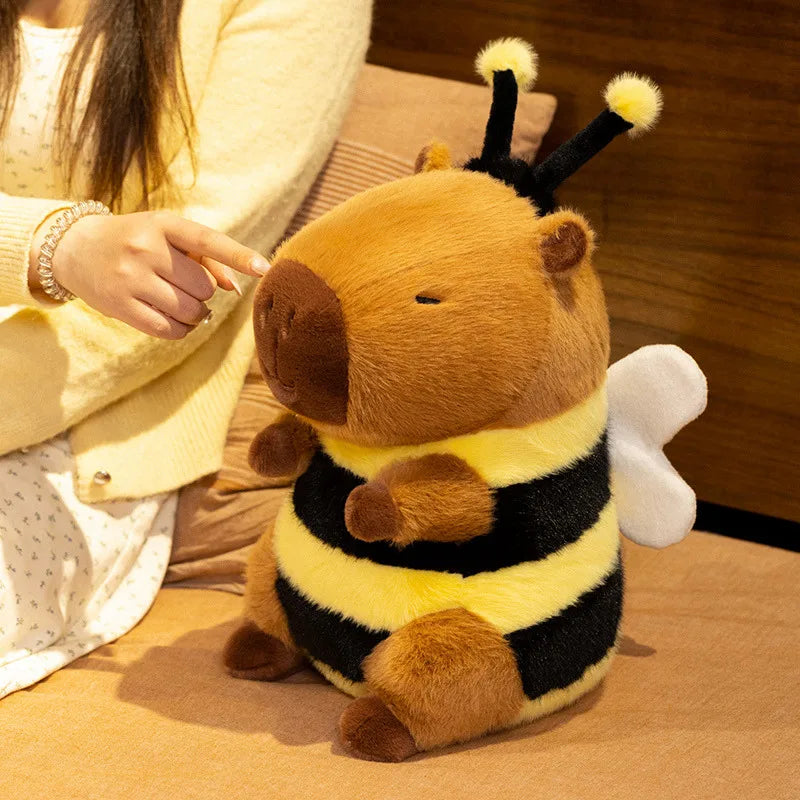 Capy the Kawaii Bee Cosplay Capybara Snuggle Plushie