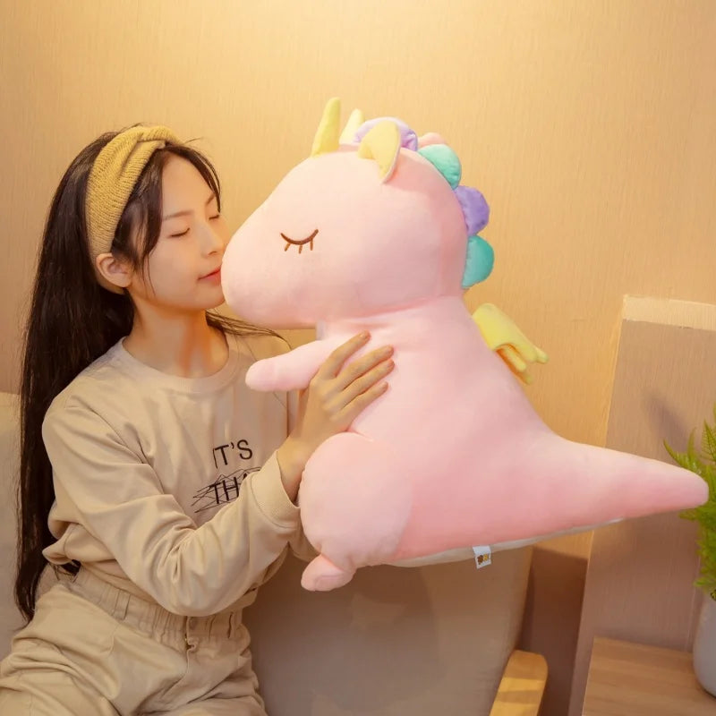 Dreamy the Soft Cartoon Dinosaur Sofa Plush Pillow