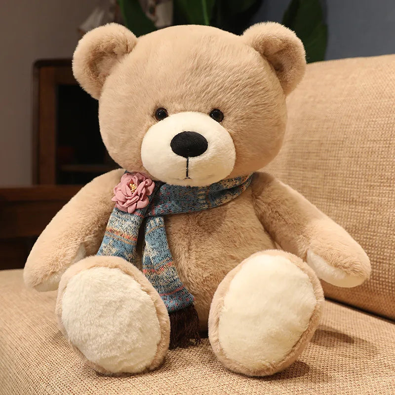 Scarfy the Kawaii Marshmallow Bear Snuggle Plushie Set