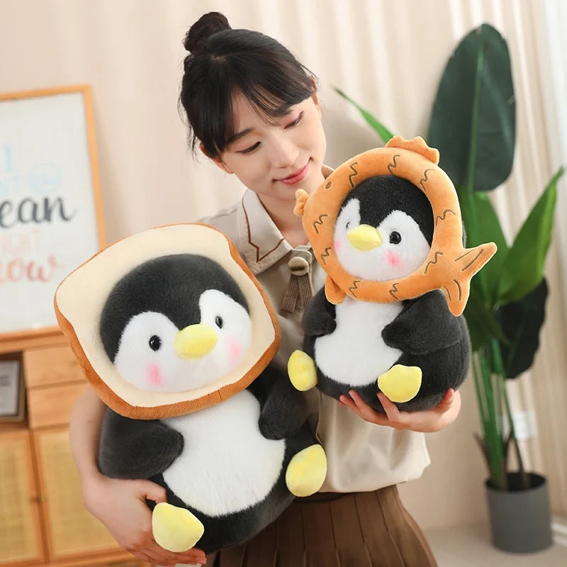 Waddles the Kawaii Shape-Shifting Penguin Plush Pillow