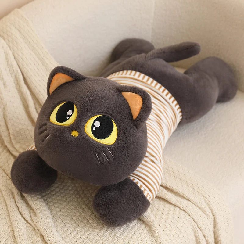 Luna the Kawaii Soft Lying Cat Plush Cushion