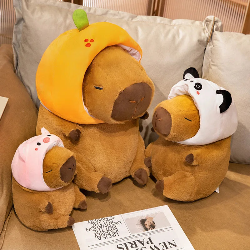 Capy the Shape-Shifting Panda Rabbit Capybara Plushie