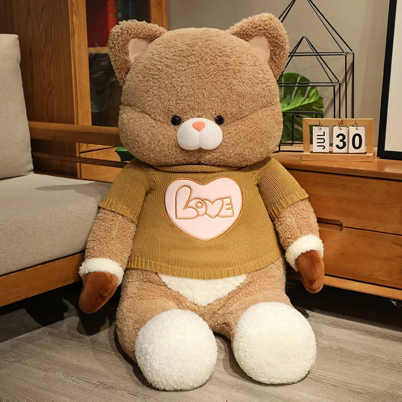 Mittens the Kawaii Long-Leg Sweater Kitten Plushie