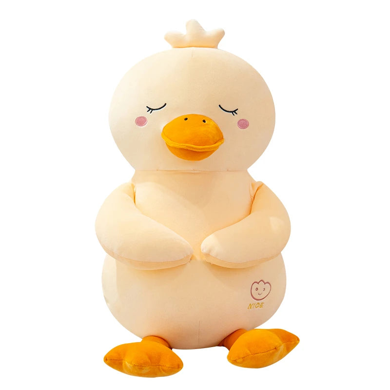 Chubby Oversized Kawaii Duck Snuggle Plushie Pillow