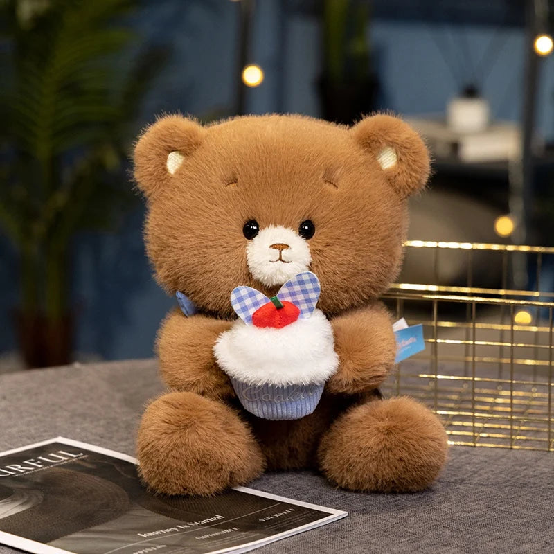 Boba the Happy Kawaii Milk Tea Bear Snuggle Plushie