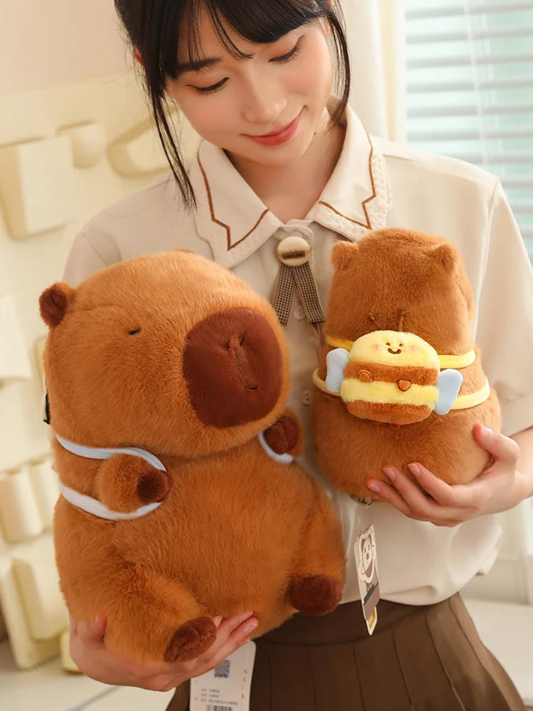 Capy the Kawaii Bee Fluffy Capybara Plush