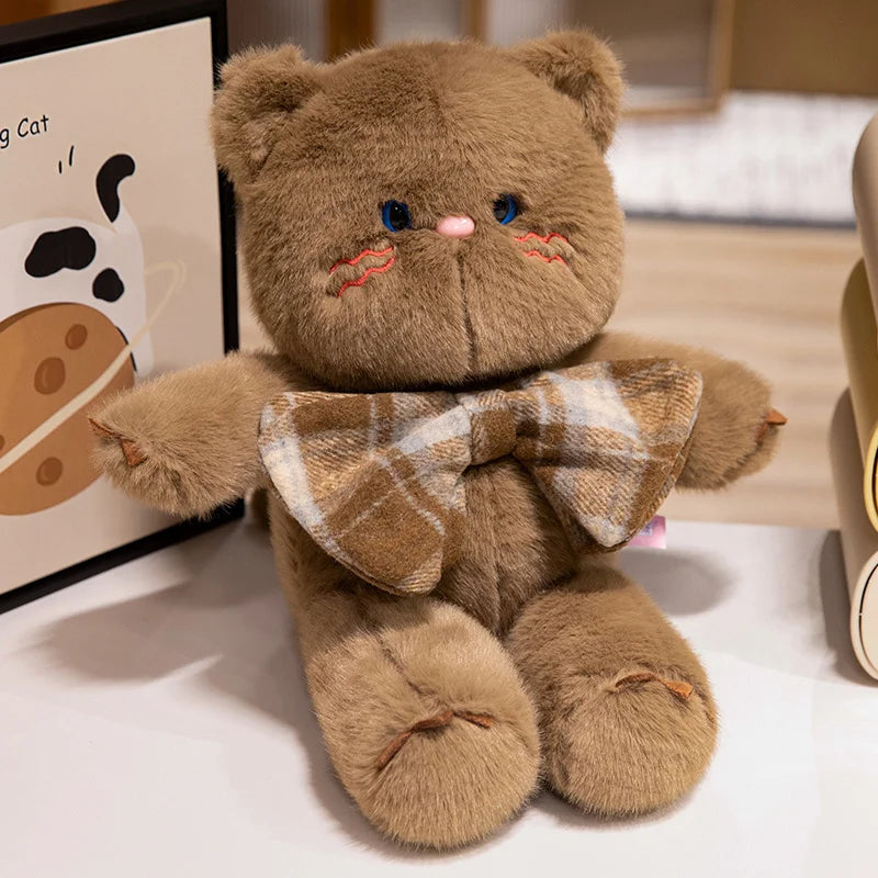 Bowtie the Kawaii Stuffed Kitten Cat Plushie