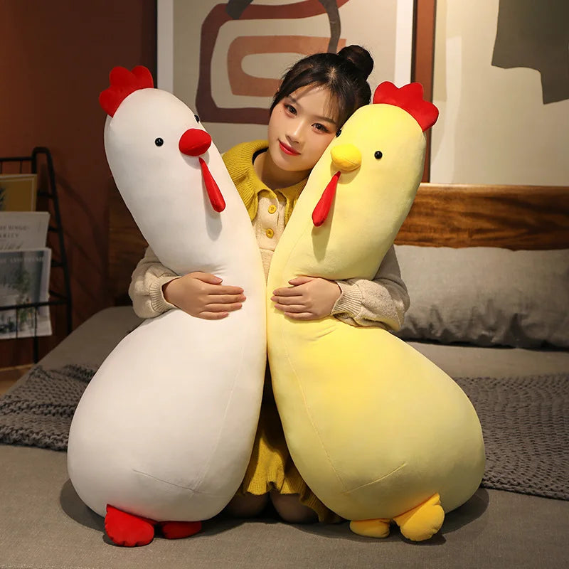 Sunny the Chonky Round Yellow Chick Sleeping Pillow