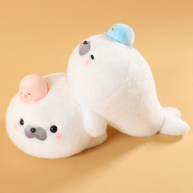 Cozy Seal & Octopus Snuggle Plush Duo