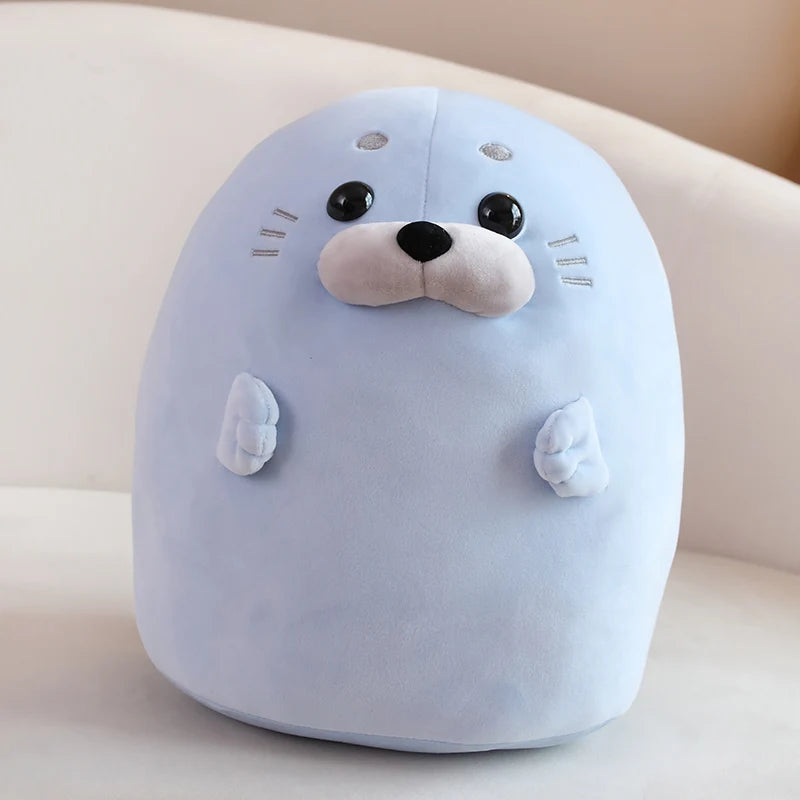 Blubba the Round Kawaii Seal Pillow Plush