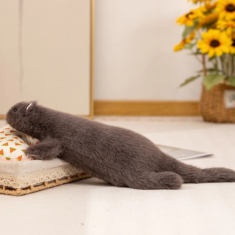 Fernie the Lifelike Lying Ferret Snuggle Plush