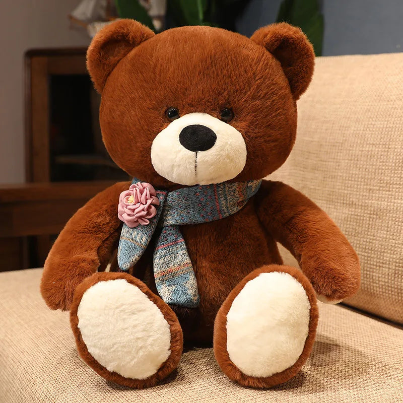 Scarfy the Kawaii Marshmallow Bear Snuggle Plushie Set