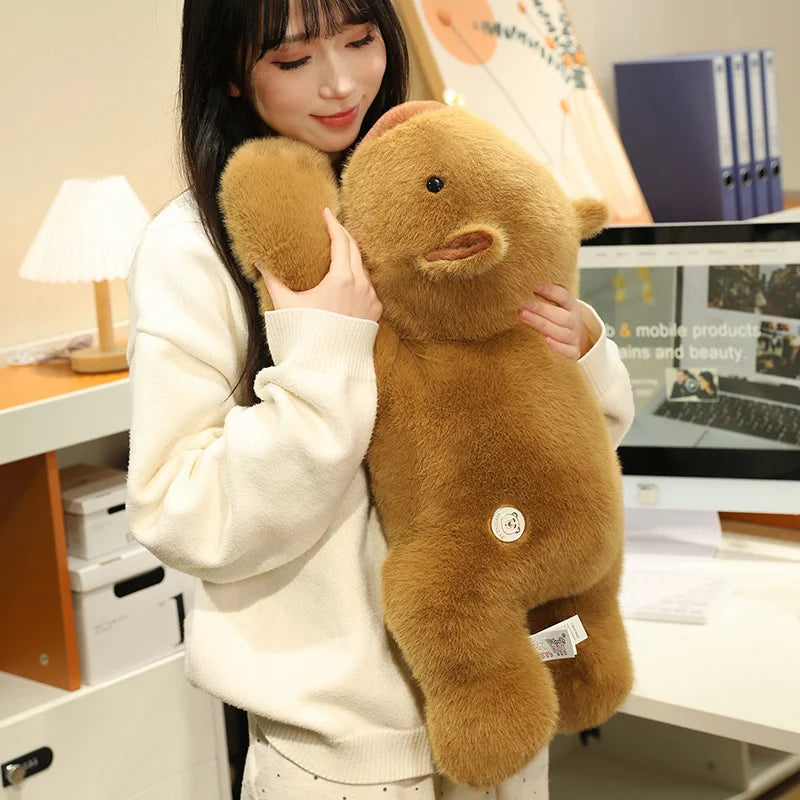 Long Napping Kawaii Capybara Snuggle Plushie