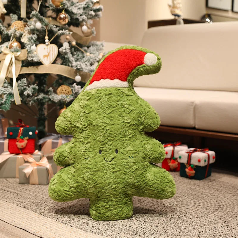 Jolly Christmas Santa Elk Snowman Kawaii Plushie Set