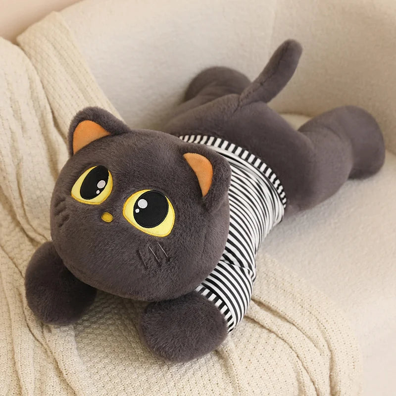 Luna the Kawaii Soft Lying Cat Plush Cushion