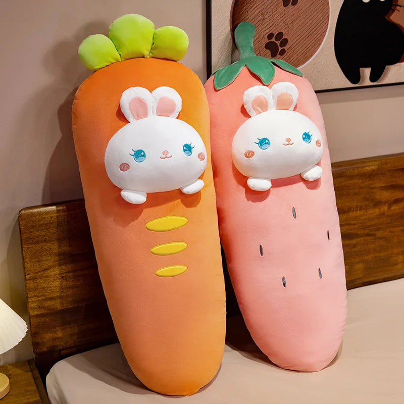 Strawberry Carrot Dreaming Kawaii Bunny Plushie