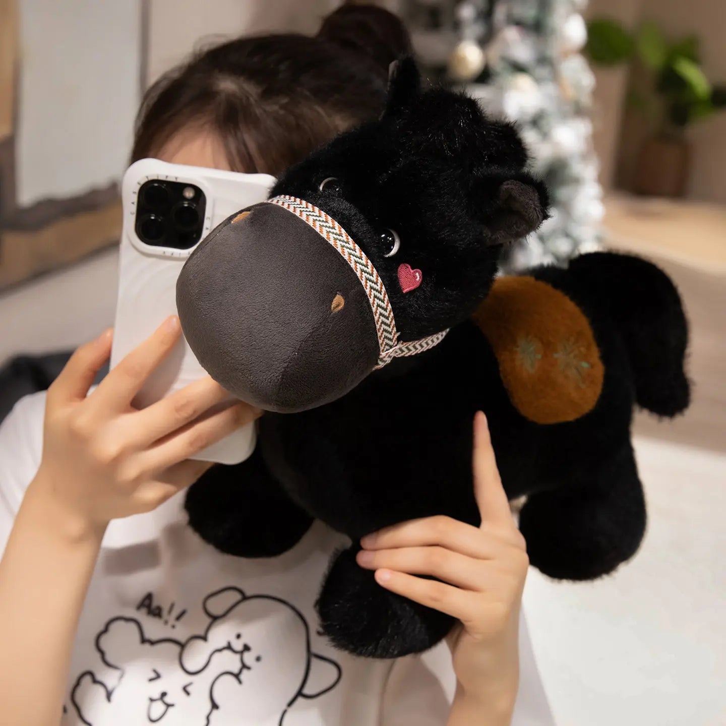 Dreamy Fluffy Kawaii Horse Snuggle Plushie