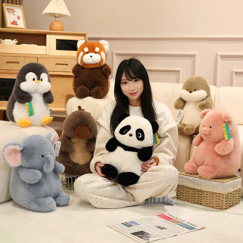 Waddles the Kawaii Penguin Seal Friends Snuggle Plushie Set