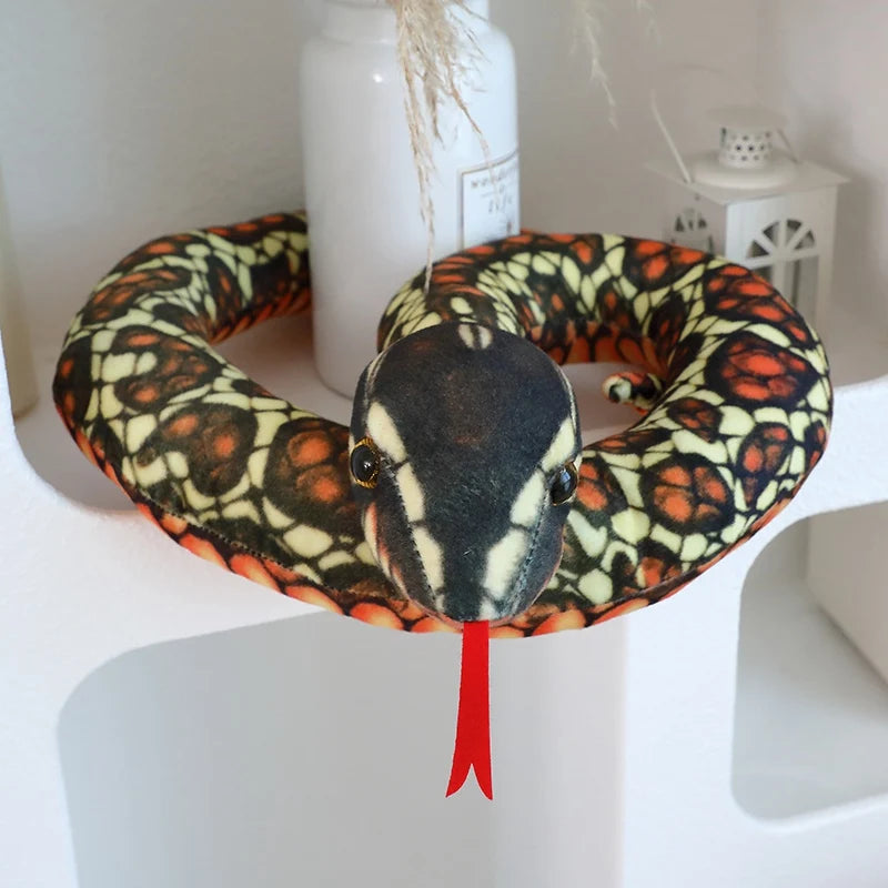 Noodles the Giant Long Kawaii Snake Snuggle Plushie