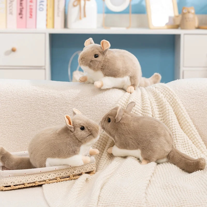 Lifelike Chubby Hamster Plushie
