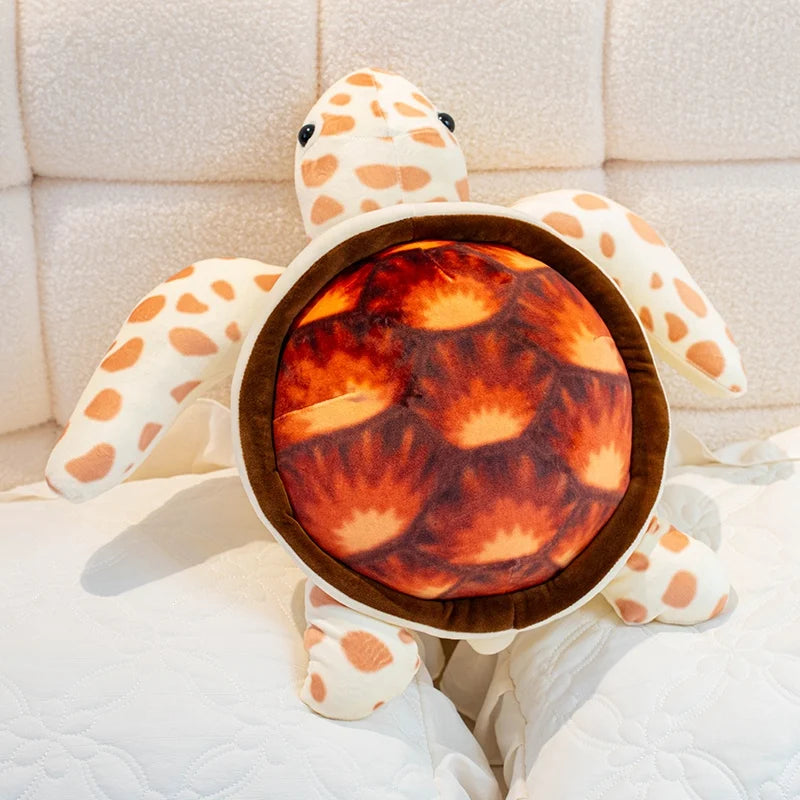 Plump Kawaii Sea Turtle Snuggle Plushie Pillow