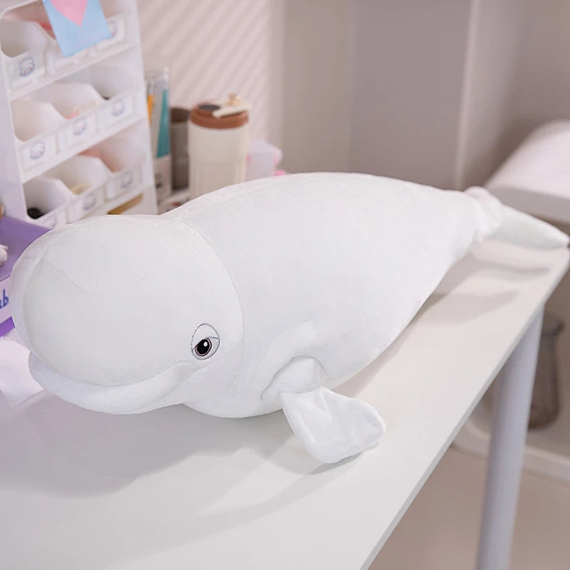Lifelike Ocean Whale & Shark Snuggle Plushie