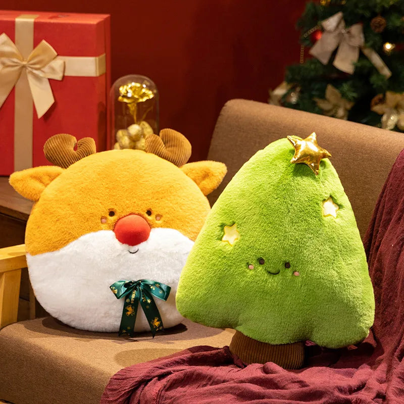 Santa the Christmas Snowman Elk Tree Festive Plushie