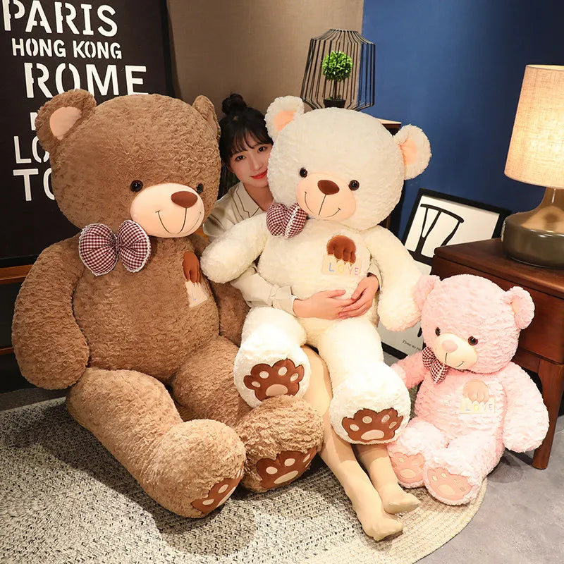Giant Cuddly Kawaii Bear Cozy Snuggle Plush Pillow