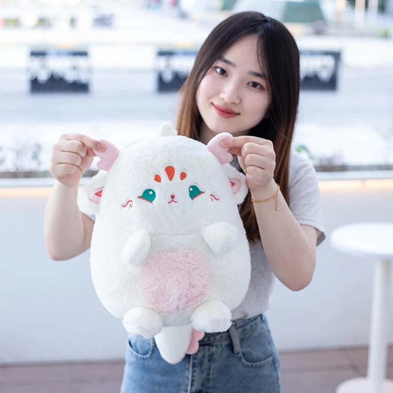 Angelwing the Kawaii Chubby Dino Angel Flying Wings Snuggle Plushie