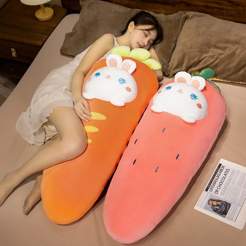 Strawberry Carrot Dreaming Kawaii Bunny Plushie